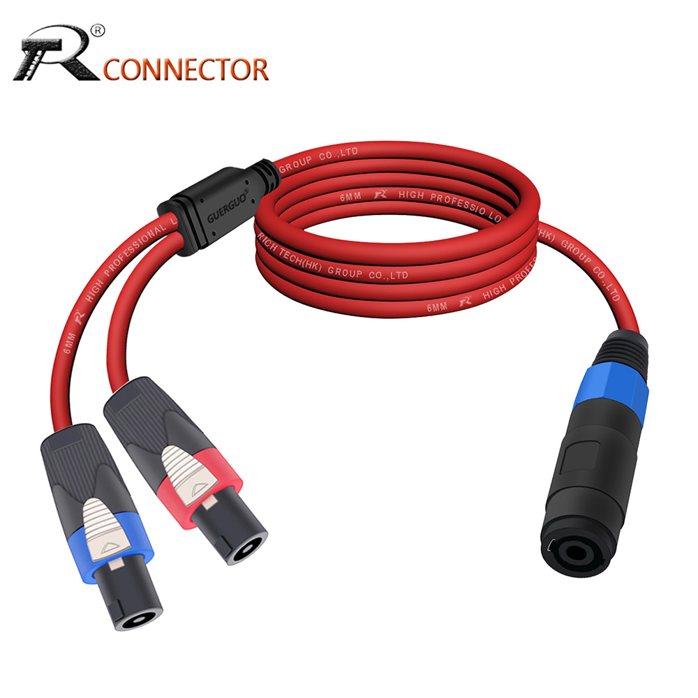 Audio Music Splitter - Speakon Splitter 1 zu 2 Y-Kabel