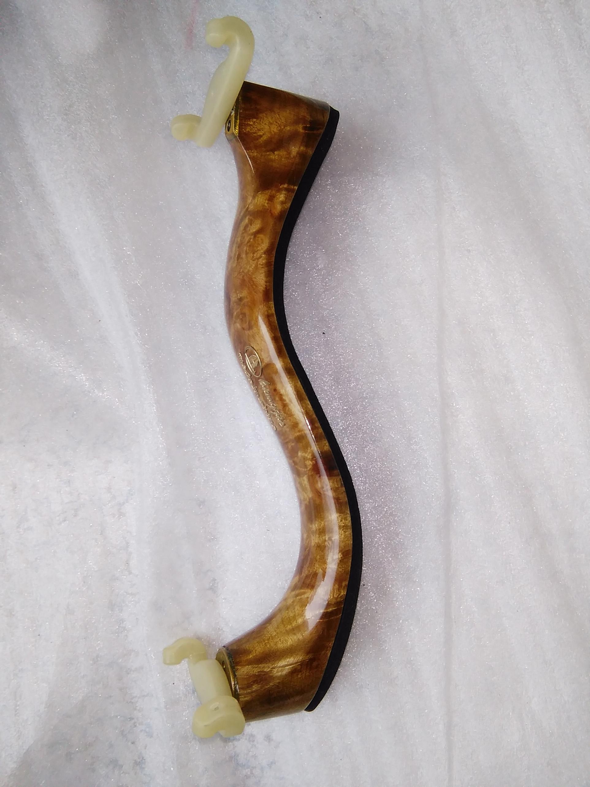 Violin Shoulder Rest - 1 hochwertige Geigen-Schulterstütze aus Vogelaugenahorn, 4/4