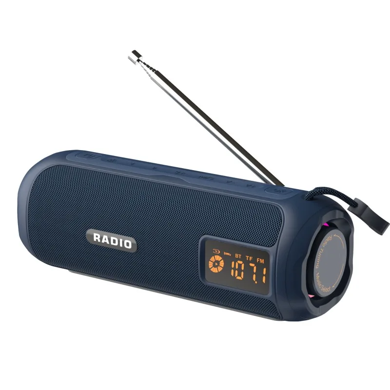 Audio Music Spotify - Multifunktions-Radio, tragbar, kabellos, Bluetooth-Lautsprecher mit Display,