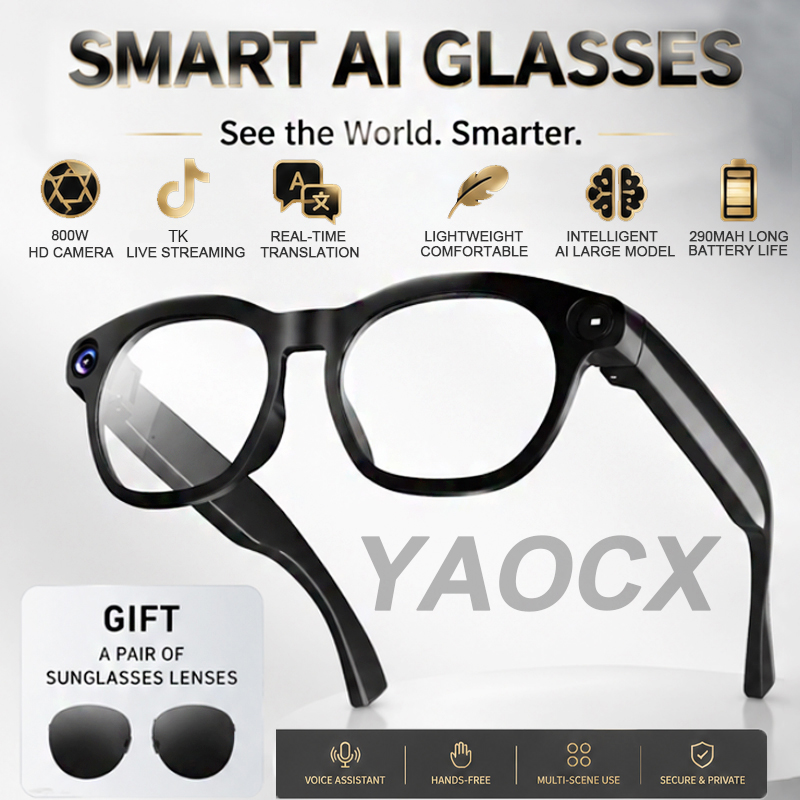 Audio Music Free Online - 2026 Smart-Brille mit 800W Kamera, Audio