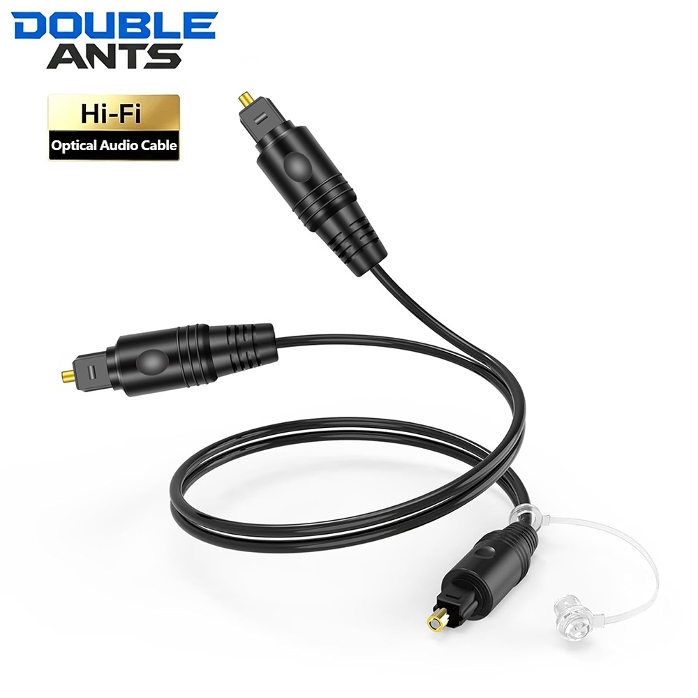 Audio Music Splitter - 1 zu 2 Digital-Audio-Optikkabel SPDIF Toslink