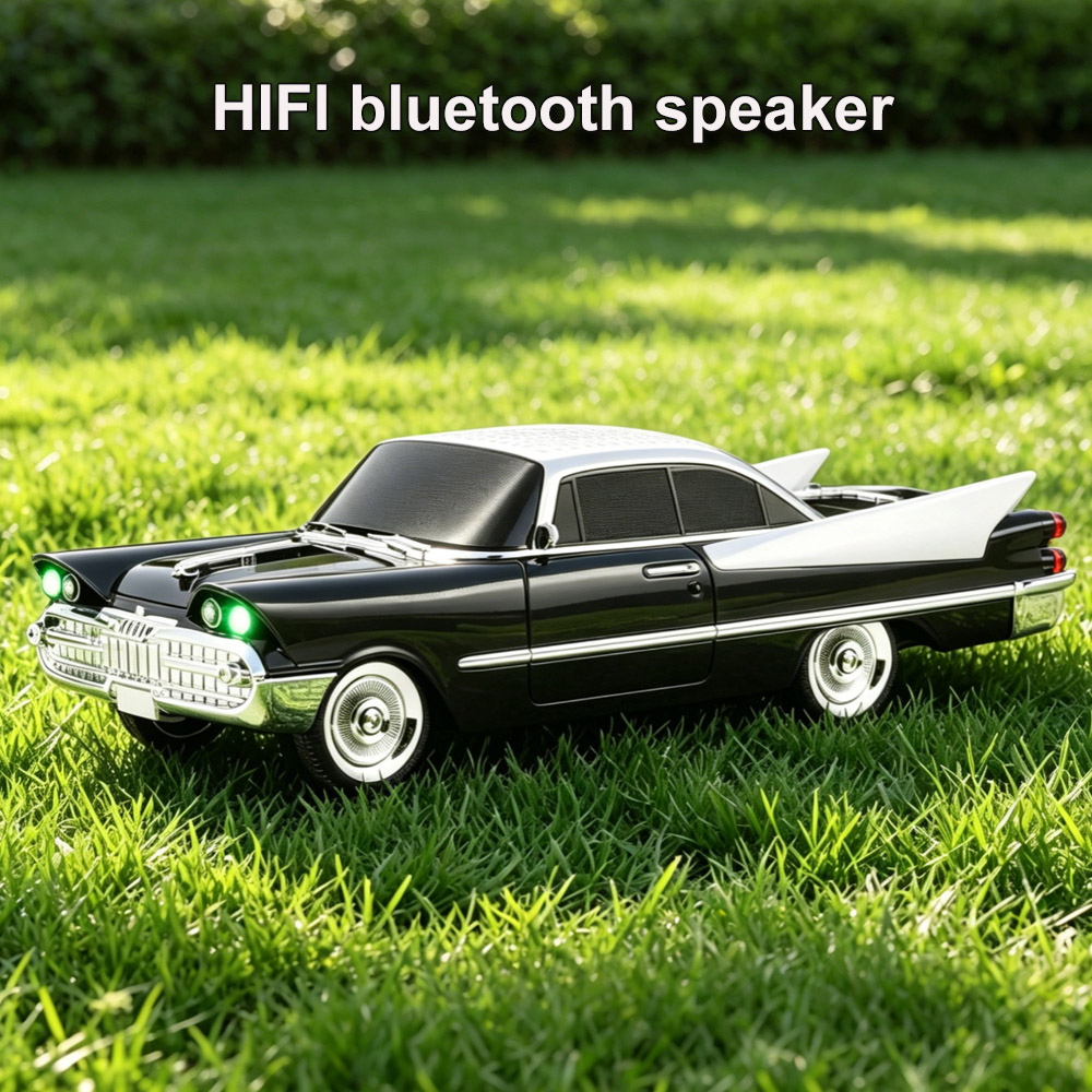 Audio Music Spotify - Retro Klassisches Automodell Bluetooth-Lautsprecher, WS-1965 Vintage
