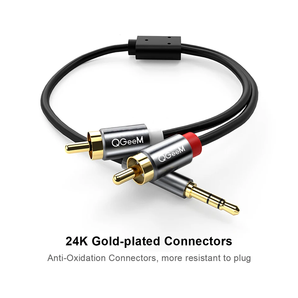 QGeeM RCA-Kabel 2RCA auf 3,5mm – Audio Music Mixer Bewertung und Preis