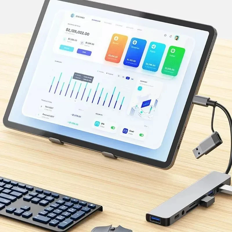 8-in-1-USB-C-Hub, USB-Splitter – Audio Music Splitter Bewertung und Preis