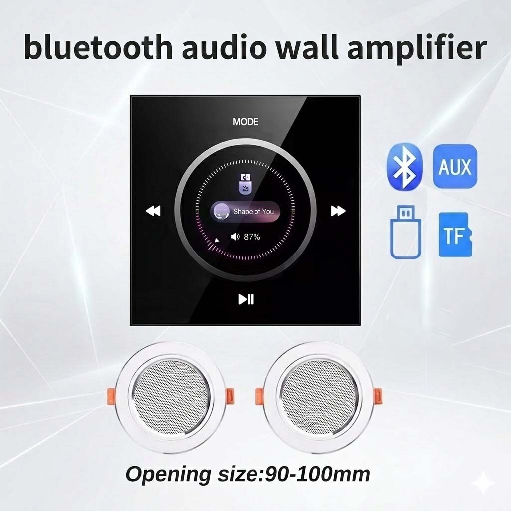 Bluetooth-Wandmontierter Audio – Audio Music System For Home Bewertung und Preis