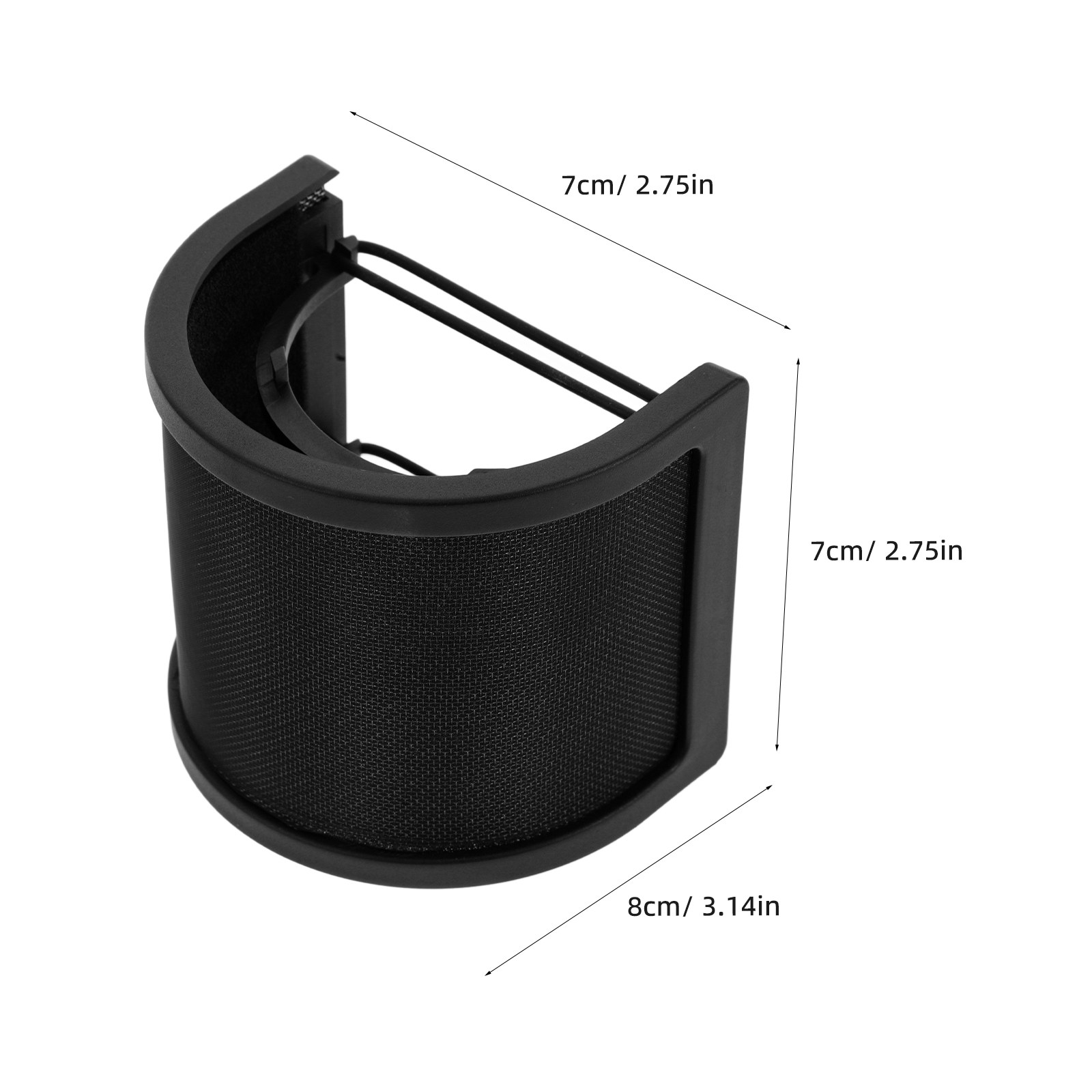 U-förmiger Doppelschicht-Mikro – Recording Pop Filter Bewertung und Preis