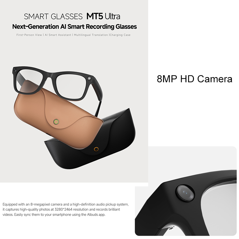 2026 KI-Smart-Brille HD 800W A – Audio With Music Ai Bewertung und Preis