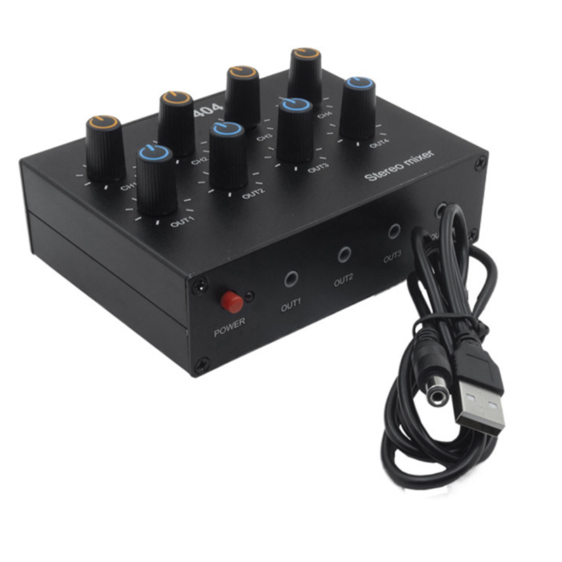 M07K-AU-404 Stereo Sound Vier  – Audio Music Mixer Bewertung und Preis