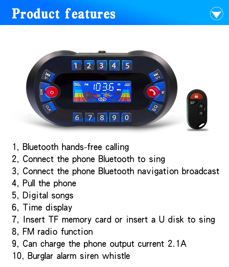 MT730 Motorrad Bluetooth Lauts – Audio Music Player Bewertung und Preis