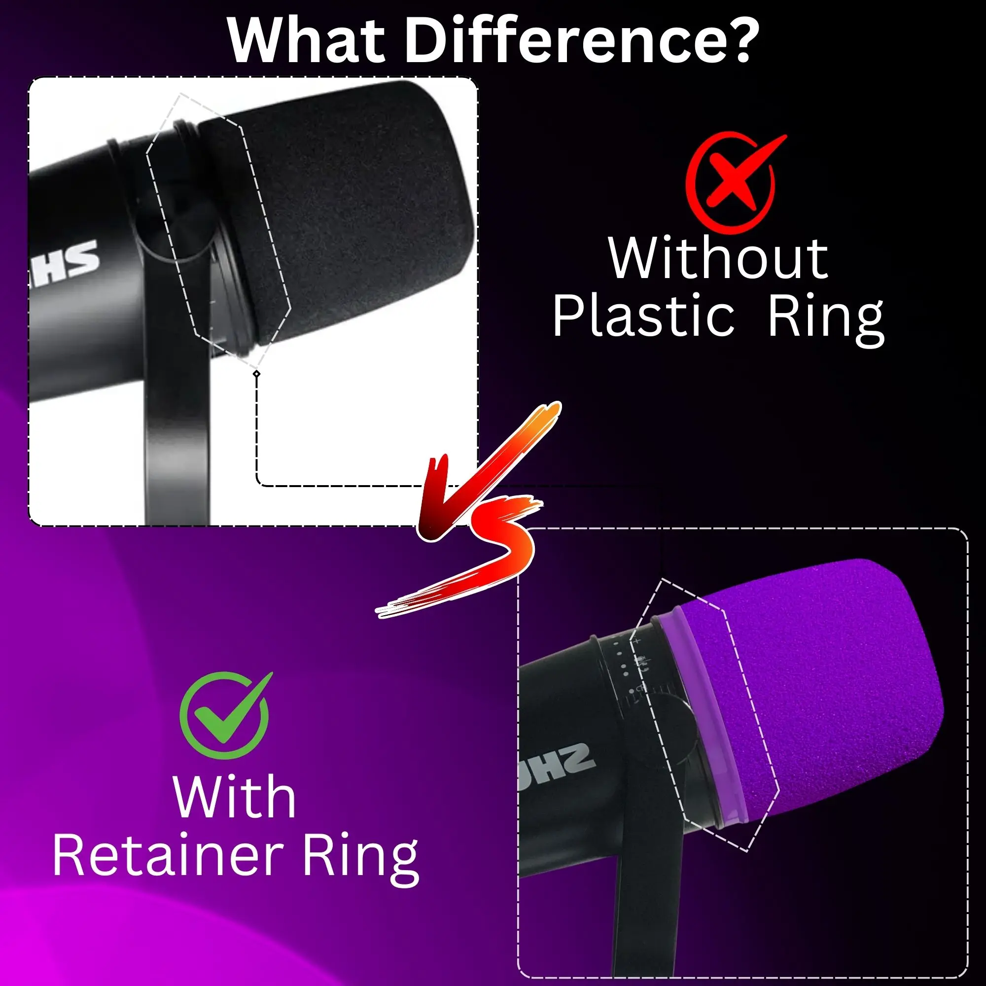 MV7 Schaumstoff für Shure MV7, – Recording Pop Filter Bewertung und Preis