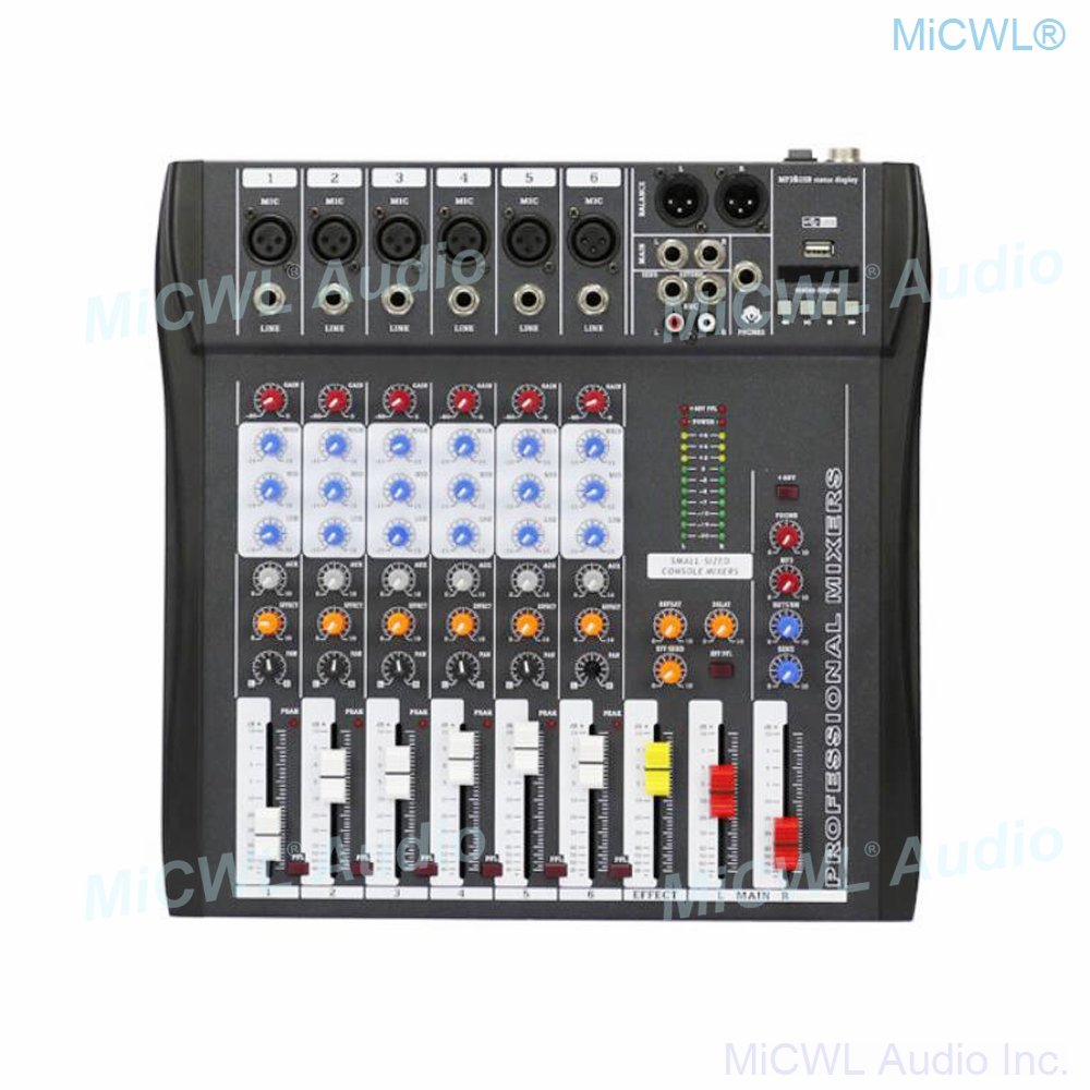 Audiomixer MiCWL 6-Kanal Bluet – Audio Music Mixer Bewertung und Preis