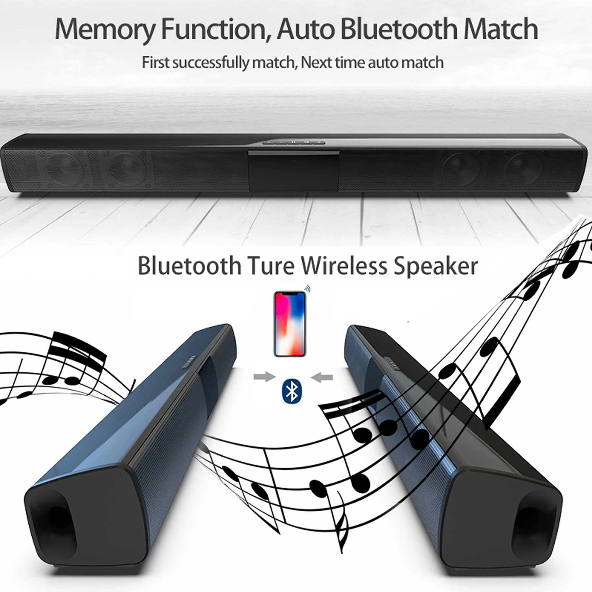 40W High Power Soundbar für TV – Audio Music System For Home Bewertung und Preis