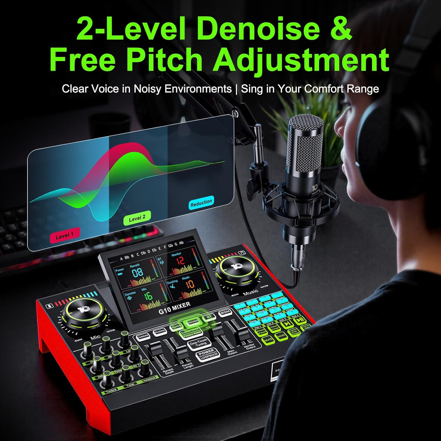 Tenlamp G10 Live-Streaming Aud – Audio Music Mixer Bewertung und Preis
