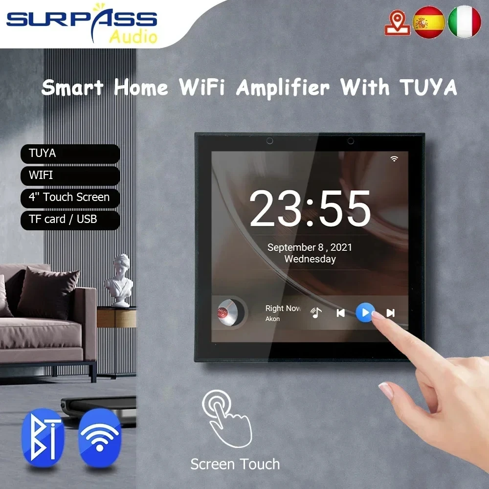 4 zoll Smart TUYA WiFi Wand Ve – Audio Music System For Home Bewertung und Preis