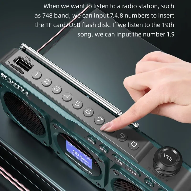 Tragbares F28-FM-Radio, Hi-Fi- – Audio Music Lyrics Bewertung und Preis