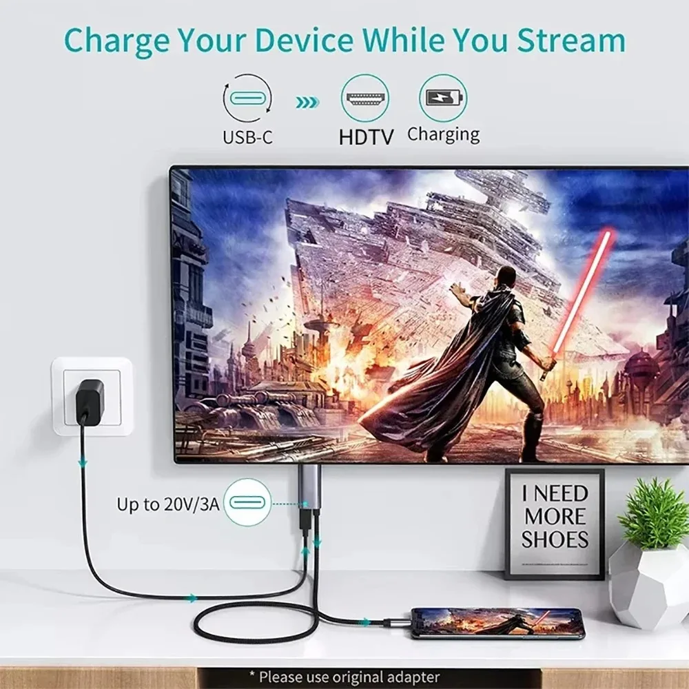 KEBIDUMEI Typ C zu HDMI-kompat – Audio Music Player Bewertung und Preis